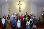 photos of confirmands after service