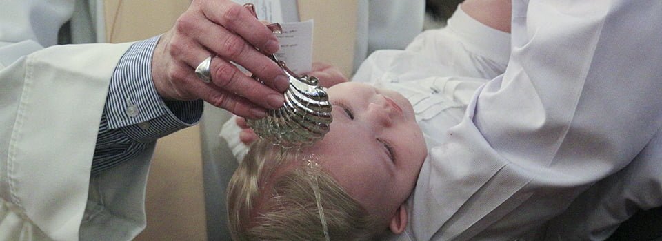 baptisms at St. Martin-in-the-Fields Episcopal Church, Keller, TX